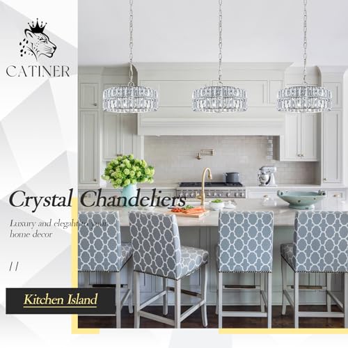 Chrome Crystal Chandelier 12" 4