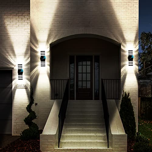 1 Pack LED Porch Light Outdoor Wall Lights Fixture with Sensor