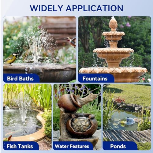 Solar Fountain Pump for Bird Bath
