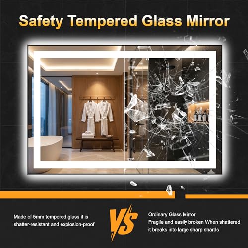 LED Bathroom Mirror with Light