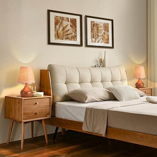 Brown Small Bedside Table Lamp for Bedroom