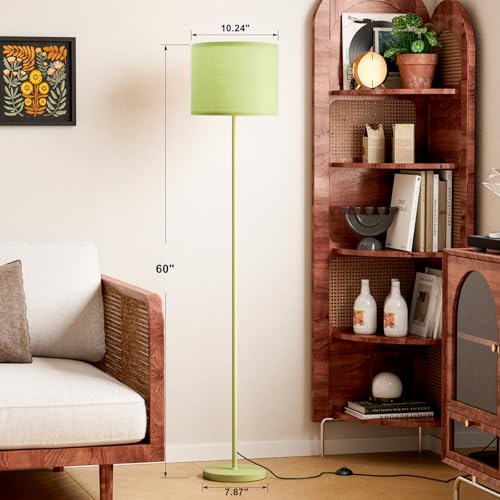 60'' Modern Floor Lamp with Shade