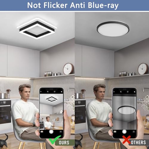 Square Modern Led Ceiling Light Fixture