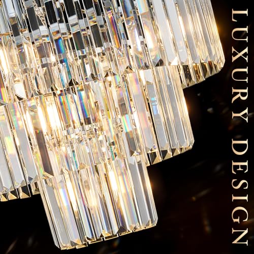 20" Modern Crystal Chandeliers
