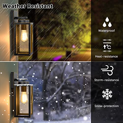 Outdoor Wall Light Fixtures (2 Count)
