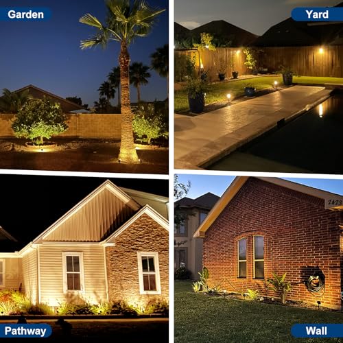 Solar Spot Lights Outdoor (6 Count)
