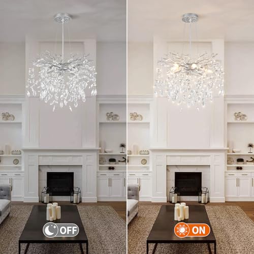 18" Modern Tree Branch Chandelier 6