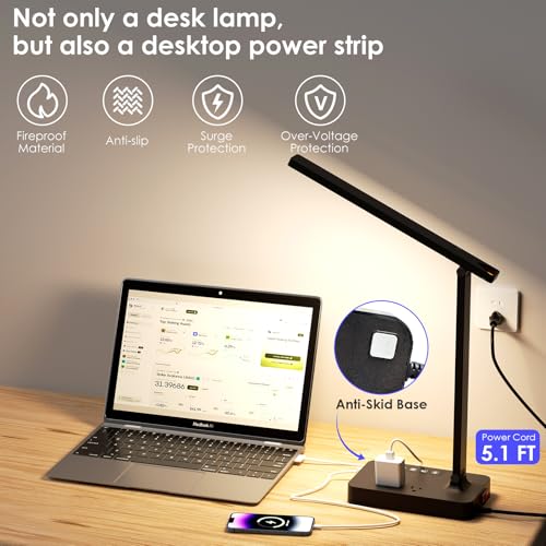 Desk Lamp with USB Charging Port