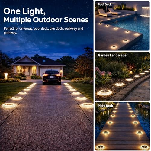 Solar Ground Lights (8 Count)
