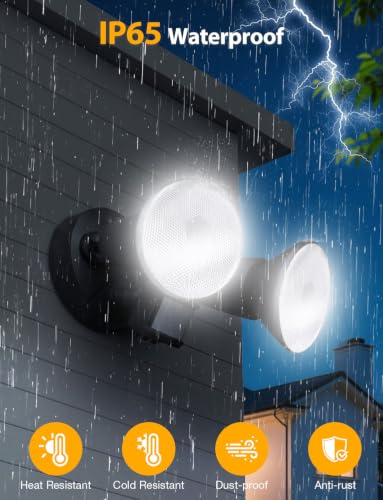 2 Pack Motion Sensor Outdoor Lights (2 Count)