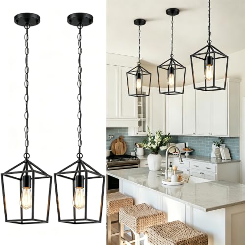 2 Pack Pendant Lights Kitchen Island (2 Count)