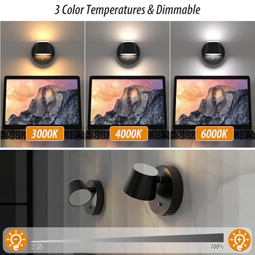 Battery Operated Wall Sconce with Remote