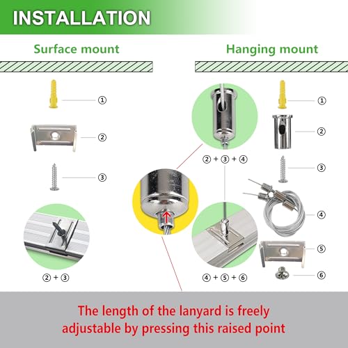 2Pack 8FT LED Shop Light Garage Lights (2 Count)