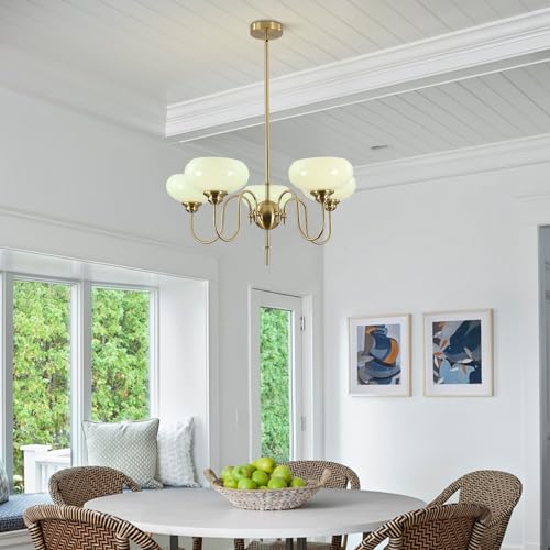 Green Vintage Chandelier 5