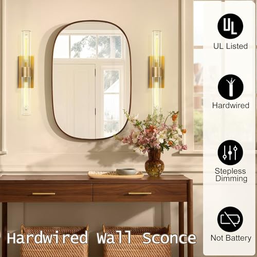 Brass Vanity Light Hardwired