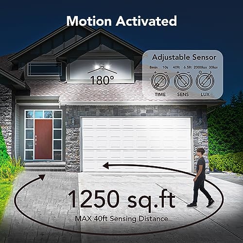 Motion Sensor Outdoor Security Lights (2 Count)