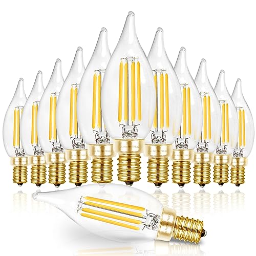 Candelabra Light Bulbs 5000K (12 Count)
