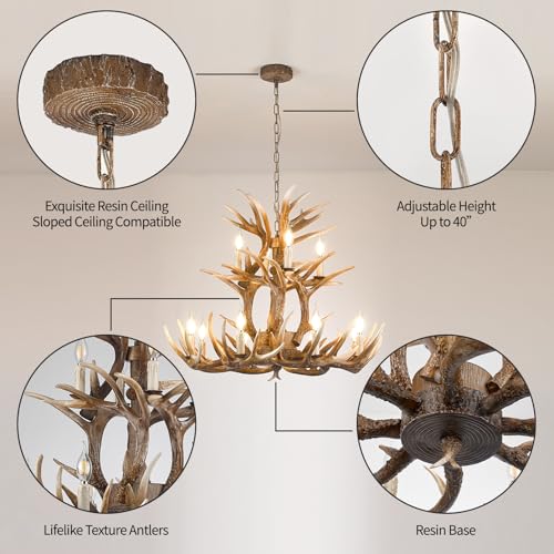 Deer Antler Chandelier Lighting