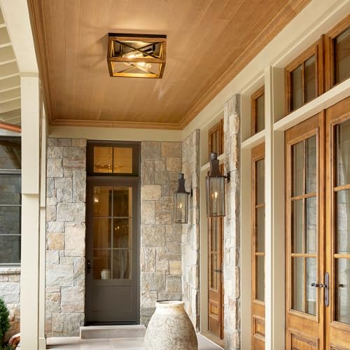 Flush Mount Ceiling Light Fixture for Kitchen Hallway