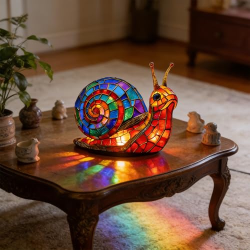 Stained Glass Animal Lamp