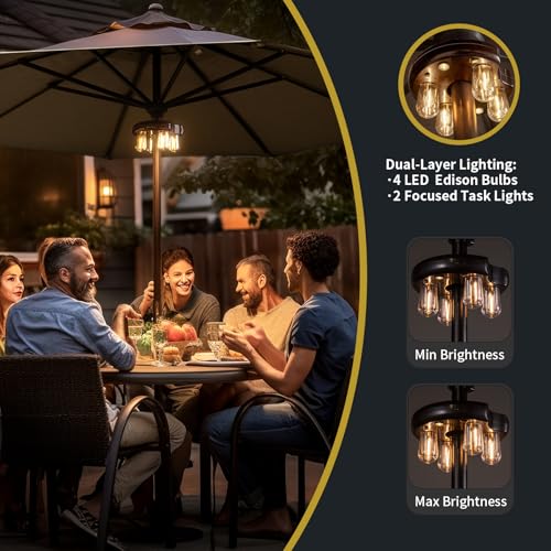 Patio Umbrella Light with Remote Control