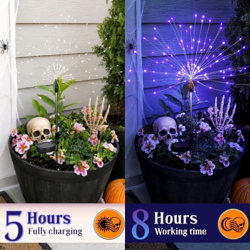 2 Pack Solar Firework Lights Outdoor (2 Count)