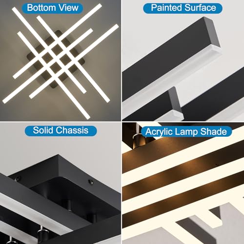 Modern LED Ceiling Light with Remote
