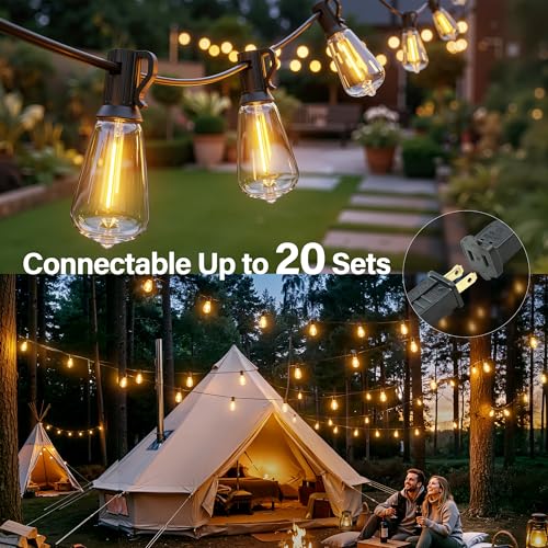 Outdoor String Lights 66FT (66 Foot)