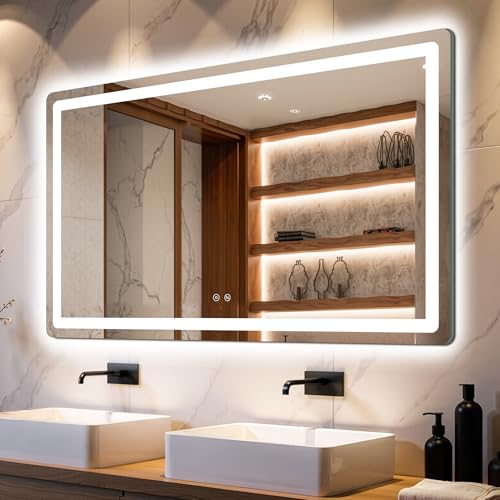 30x50 LED Bathroom Vanity Mirror with Lights