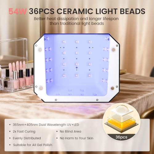 54W UV Nail Lamp