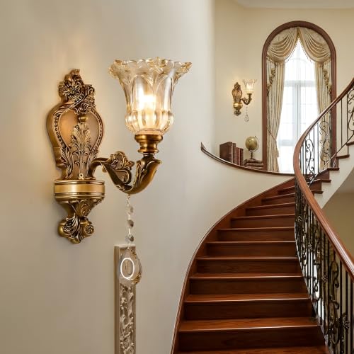 Glass Wall Sconce Set of 2 (2 Count)