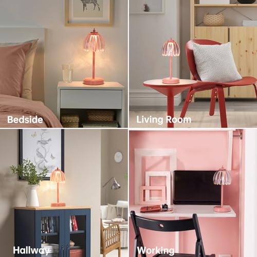 Rechargeable Table Lamp with 5200mAh Battery & Touch Control