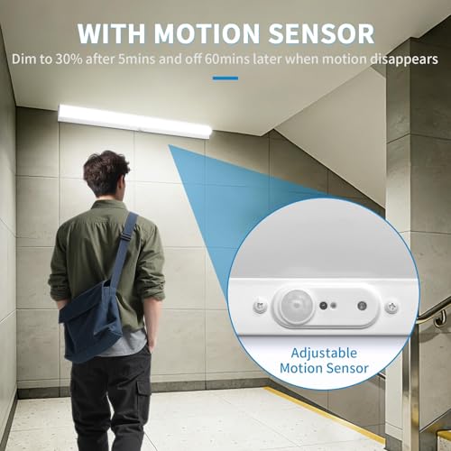 4FT LED Stairwell Light Fixture with Motion Sensor