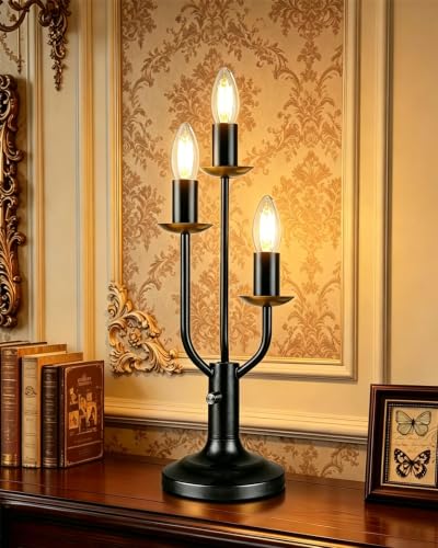 Vintage Candle Table Lamp 3