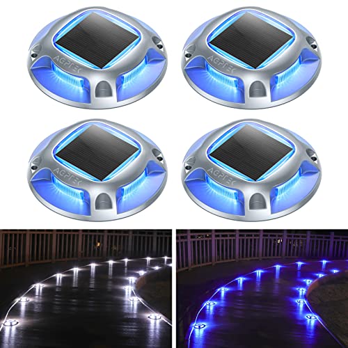 Solar Driveway Lights Outdoor 4 Pack (4 Count)
