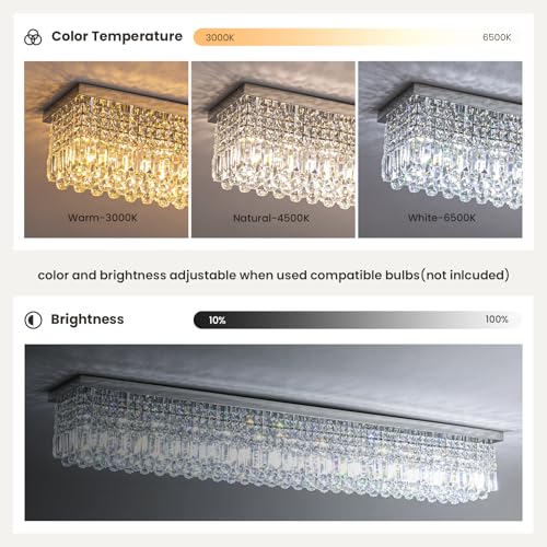Rectangular Chandelier (13 Count)