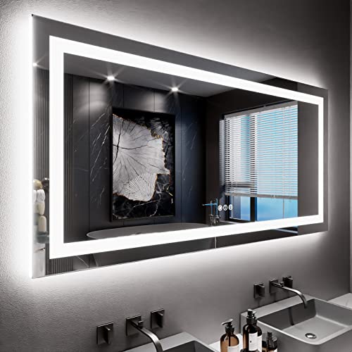 60X30 LED Bathroom Mirror with Lights