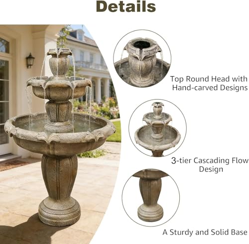 48" Water Fountain Outdoor