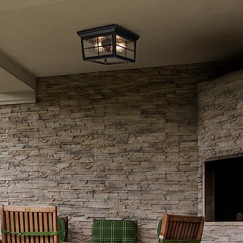 Outdoor Flush Mount Ceiling Light Fixture