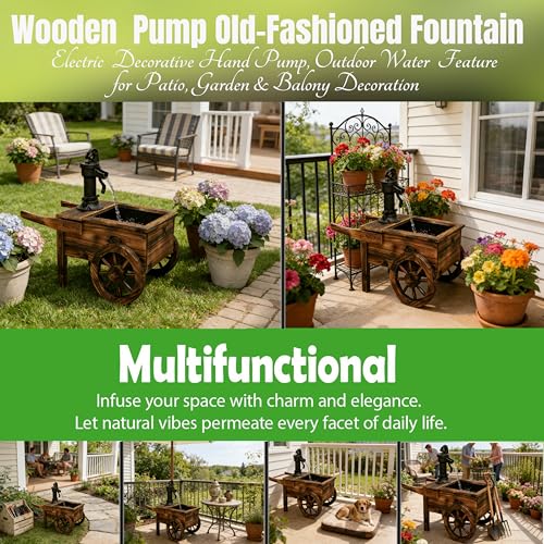 NestNature Wooden Water Feature