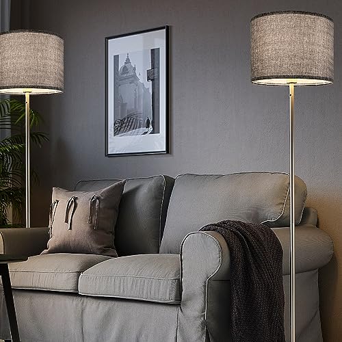 Gray Drum Lamp Shades