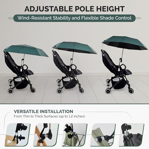 Chair Umbrella with Universal Clamp