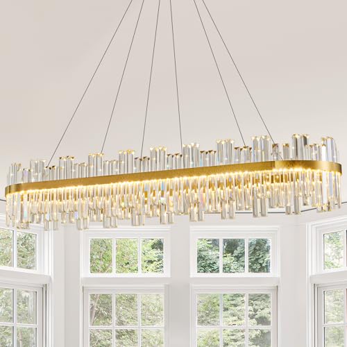 Gold Led Modern Crystal Chandelier