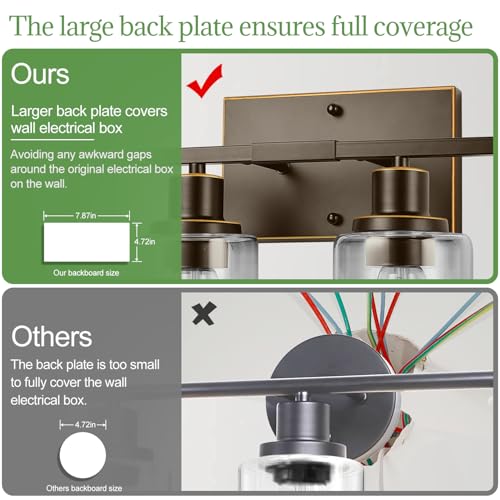4 Light Bathroom Light Fixtures (4 Count)