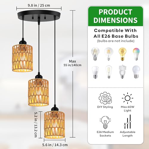 3 Light Pendant Lighting