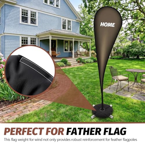 3 Pcs Sandbag Feather Flag Sand Weights Black Bag Umbrella Base (3 Count)
