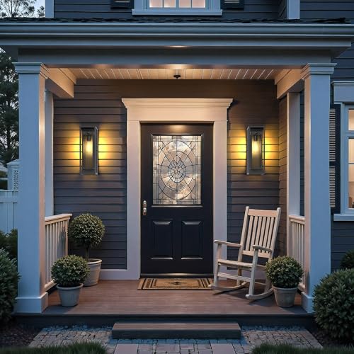 20in Motion Sensor Outdoor Lighting Dusk to Dawn Extra Large Wall Sconce