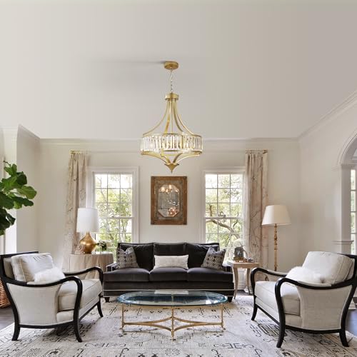 20" Modern Crystal Chandelier