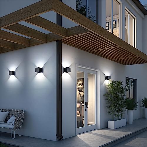 2 Pack LED 20W Outdoor Sconce Wall Lights Interior (2 Count)