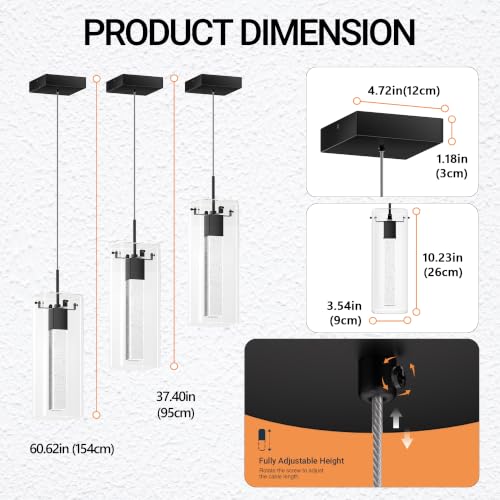Black Pendant Ceiling Light Fixture